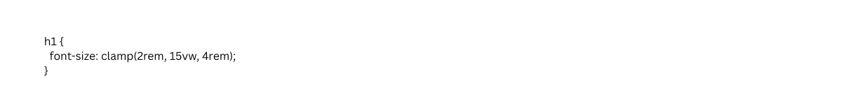 Example code for responsive text